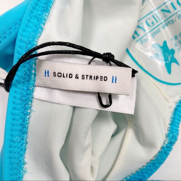 SOLID & STRIPED Morgan Aqua Bikini Bottom Size Small - Picture 6 of 8